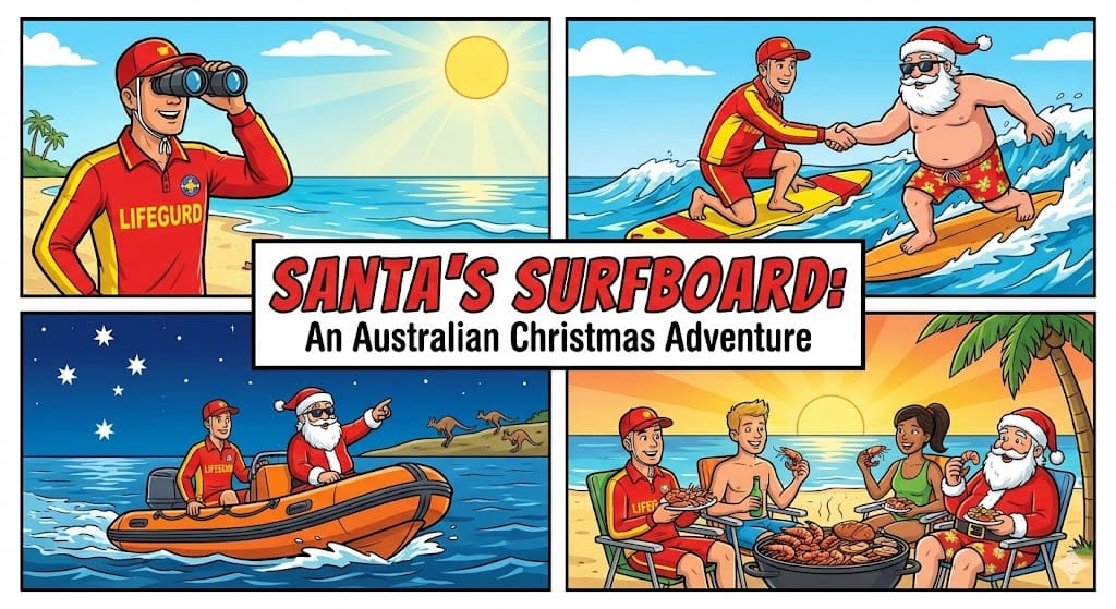 Santa's Surfboard
