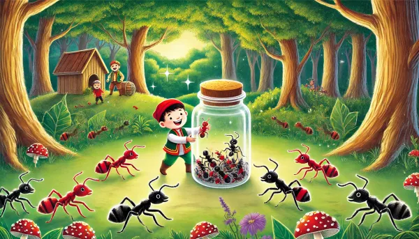 The Tale of the Red and Black Ants