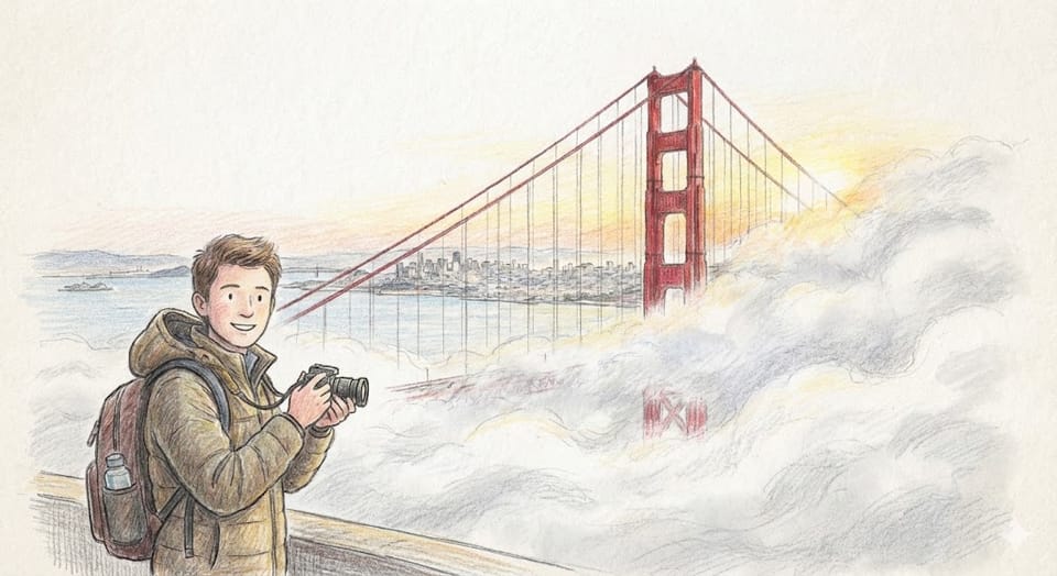 The Foggy Morning Bridge