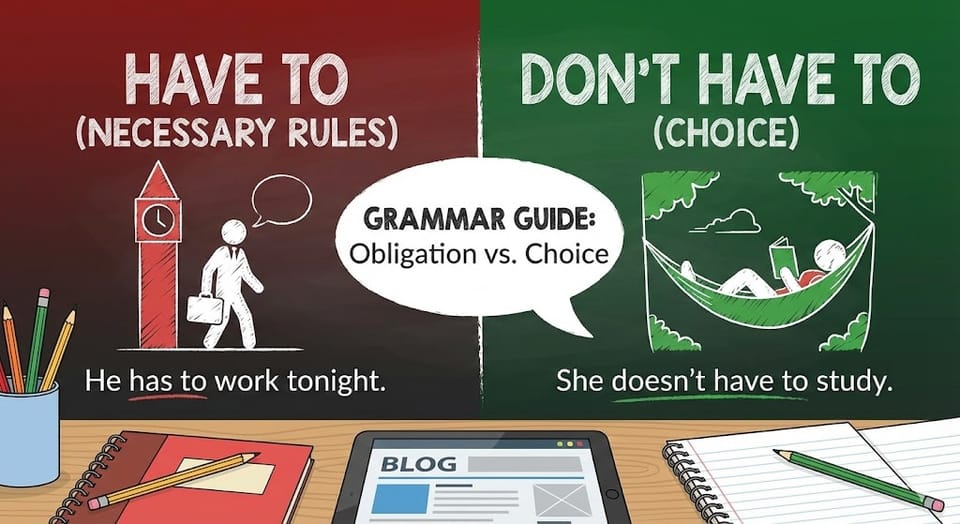 Have to & Don't Have to