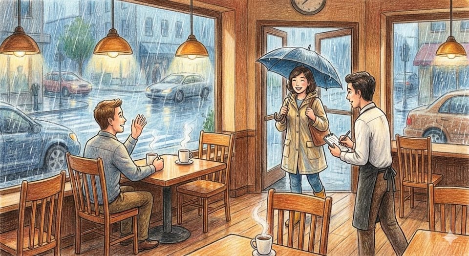 The Rainy Coffee Shop