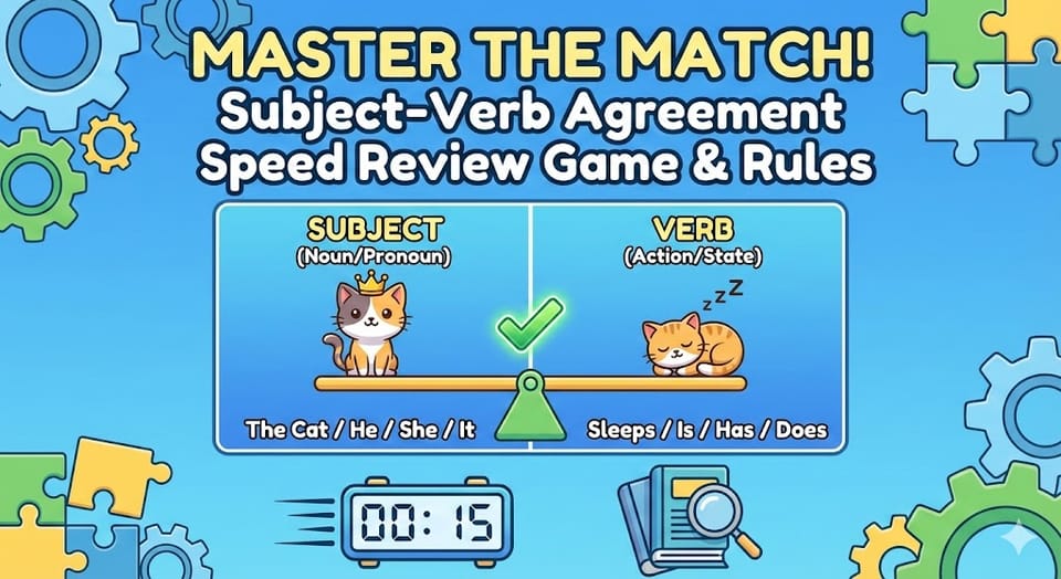 Subject Verb Agreement