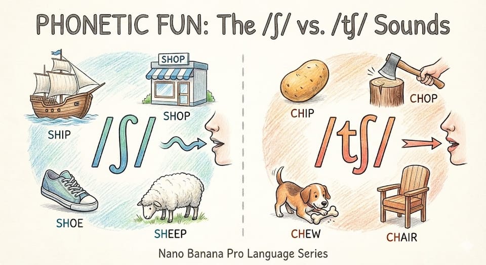 Pronunciation: SH vs CH